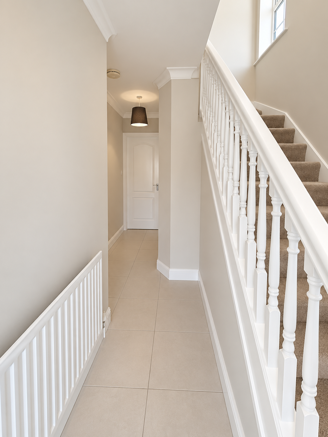 Hallway & Staircase — Full View